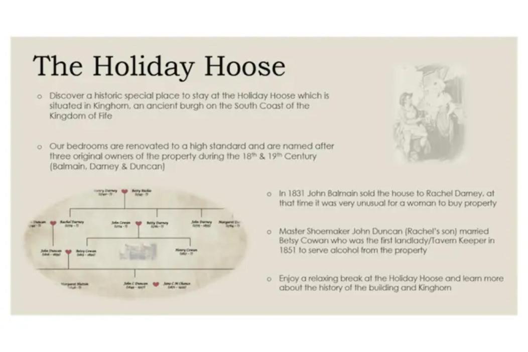 The Holiday Hoose Kinghorn Екстер'єр фото